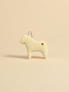 Ёлочная игрушка «Лошадка», керамика