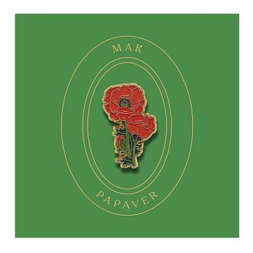 Набор металлических значков Heart of Moscow «Цветы №4», 4 шт, серия Цветы, фото 3.