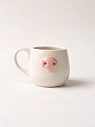 Кружка ручной работы АН2К Розовый носик, керамика, 180 мл, превью фото 1