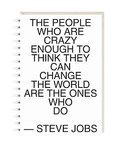 Блокнот на пружине Mitrozhe «The people who...», А6, 50 листов, белый