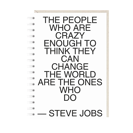 Блокнот на пружине Mitrozhe «The people who...», А5, 50 листов, белый, фото 1.