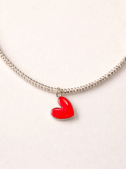 Чокер из блестящего гематита с подвеской Мигетт, в ассортименте, фото 2.