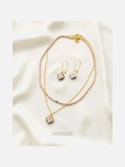 Набор украшений ручной работы из коллекции Clover Classic, фото 4.