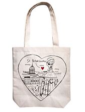 Шоппер «Дом Зингера», белый