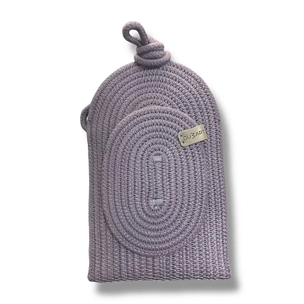 Сумка для телефона с карманом, серая, фото 1.