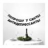 Гирлянда «ПОПРОШУ У САНТЫ АНТИДЕПРЕССАНТЫ», превью фото 2