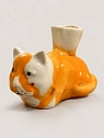Подсвечник из керамики Мария Гордеева «Котик», 8 см, превью фото 1