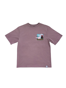Футболка Barking Store «Be curious», XXL муж., черничный