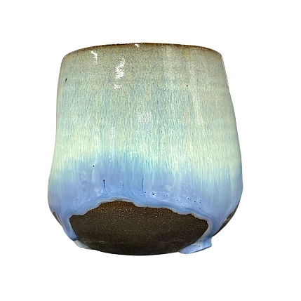 Стакан «Лёд Байкала», голубой, керамика, 300 мл, фото 2.