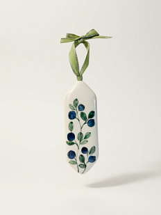 Ёлочная игрушка, конфета «Голубика», керамика, 10 см