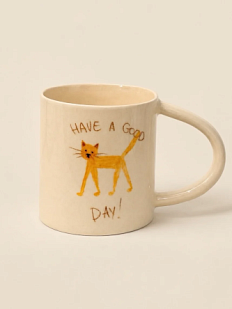 Кружка ручной работы Настянорм керамика «Have a good day», полуфарфор, 450 мл