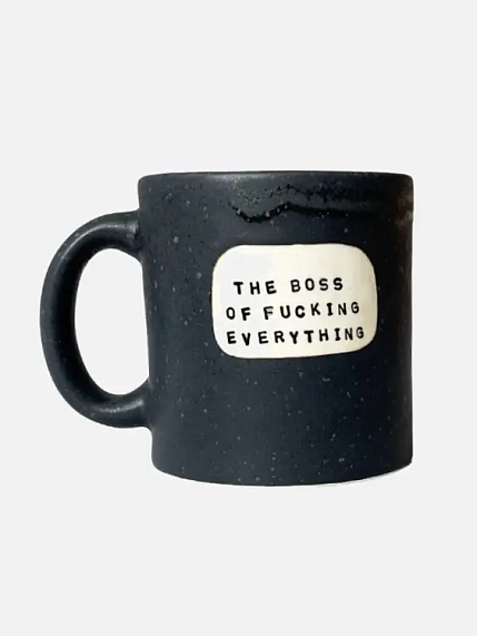Подарочный набор с кружкой «The boss of f***ing everything» и шоколадом, фото 2.