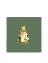 Металлический значок «Портрет девочки»