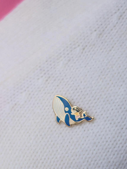 Металлический пин WAF WAF «Ты мой океан», фото 3.