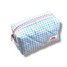 Косметичка ручной работы АМИ (Ami lé sac) «Bebesss», голубая клетка, превью фото 3