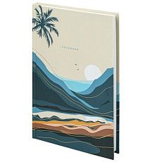 Блокнот «Mountains» в клетку, А5, 80 листов, бежевый