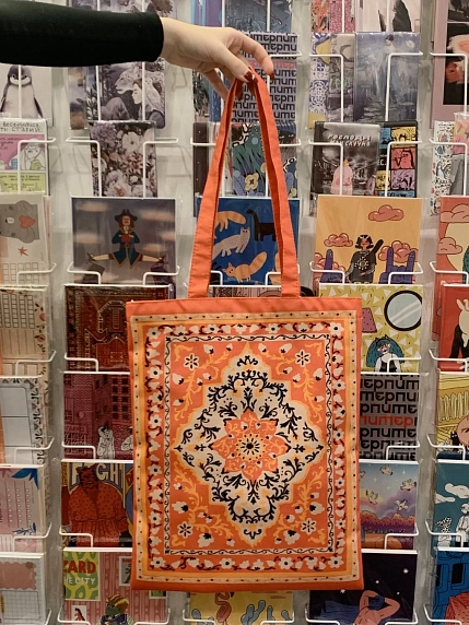 Сумка шоппер Валя Карнавалова «Ковёр», на молнии, водонепроницаемый, фото 3.