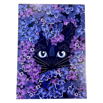 Открытка Лавкот «Котик в сирени», А6, фото 1.