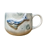 Кружка ручной работы Катя Вебер «Кит», бело-голубая, керамика, 350 мл, круглая, превью фото 1