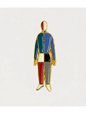 Металлический значок Heart of Moscow «Спортсмены 4» серия Авангард