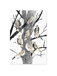 Открытка «Скворцы»