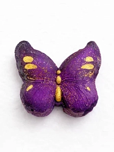 Бомбочка для ванны Nyash Nyash «Бабочка», фиолетовая