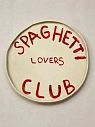 Тарелка ручной работы ММ керамика «Spaghetti lovers club», 23 см, превью фото 1