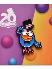 Металлический значок «Кар Карыч» серия Смешарики