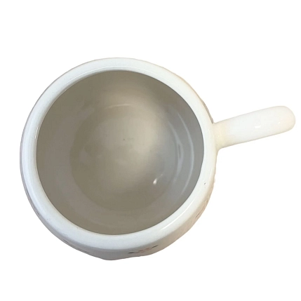 Кружка ручной работы Slowday Ceramics с вишнями и сердечками, полуфарфор, 250 мл, фото 3.