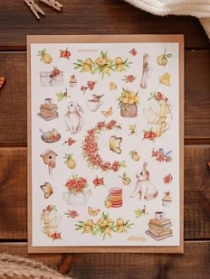 Стикерпак «Заячье лето», А5