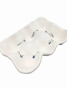 Подставка под яйца ручной работы Верба керамика «Василёк», керамика