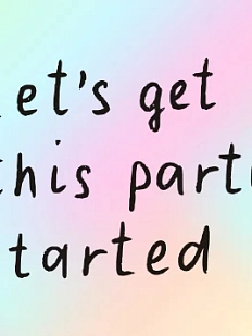 3D Стикер на телефон «Party», объёмный, 2,5 см