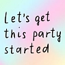 3D Стикер на телефон «Party», объёмный, 2,5 см, превью фото 1