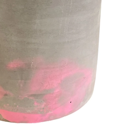 Кашпо Детали решают «Средняя деталь», бетонное, серо-розовый, фото 6.