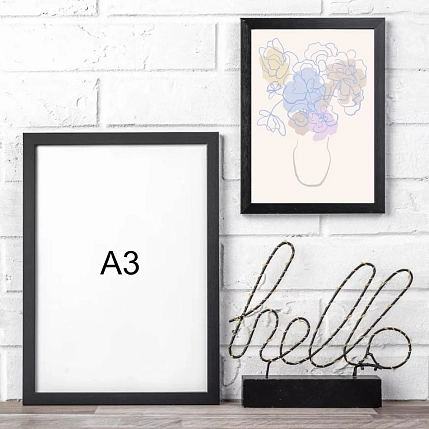 Постер интерьерный DARI DARI «Ваза с цветами», А4, фото 3.