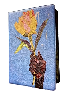 Обложка на паспорт DARI DARI «Цветок в руке», искусственная кожа