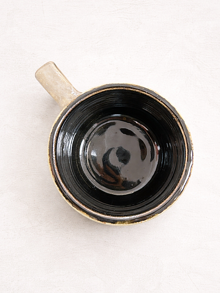 Кружка ручной работы «Панелька», серая, керамика, 250 мл, фото 3.