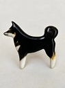 Брошь ручной работы Екатерина Юдо «Сиба-ину», чёрная, керамика, превью фото 1
