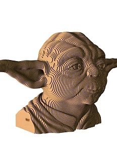 Картонный конструктор 3D «Мастер Йода»