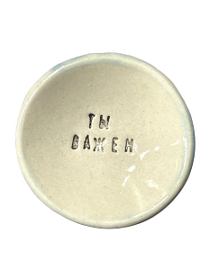 Пиала ручной работы «Ты важен», керамика, 9 см