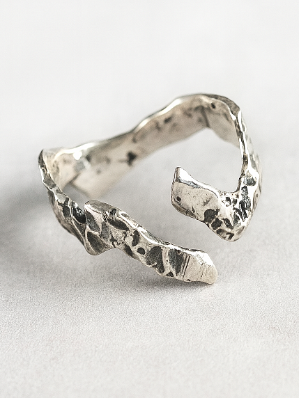 Кольцо из нейзильбера «Молния», фото 1.