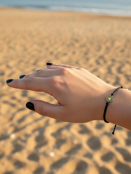 Браслет WAF WAF «Корабль», черный, фото 2.