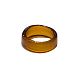 Кольцо Керко стеклянное желто-коричневое, превью фото 1