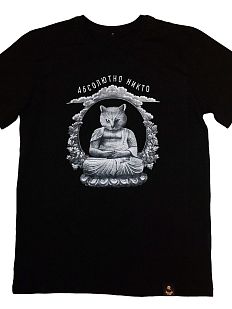 Футболка Barking Store «Абсолютно никто», L муж., чёрный