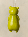 Ёлочная игрушка из фарфора «Малыш в костюме лягушонка», 10 см, салатовый, превью фото 2