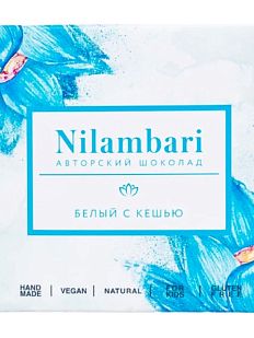Шоколад Nilambari белый с кешью