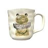 Кружка ручной работы Ким керамика с росписью Лягушка в сером жабо, фарфор, 350 мл, превью фото 1