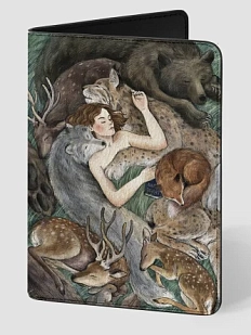 Обложка на паспорт Анна Спешилова «В безопасности», кожзам