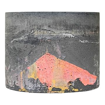 Кашпо Детали решают «Большая деталь», бетонное, графитовый, фото 2.