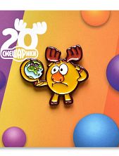 Металлический значок «Лосяш» серия Смешарики